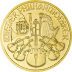 1989-2001 1 oz Austria Gold 1 oz Austria  Gold Philharmonic BU (Random Year) customary in banking