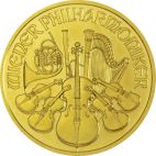 1/4 oz Austria Gold 1/4 oz Austria Gold Philharmonic BU (Random Year) customary in banking