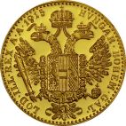 1915 3.44g Austria Gold 1 Dukat customary in banking