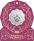 2025 Australia Copper-Nickel 2025 15.55gm 50c Coloured Uncirculated Coin – Christmas Festive Florals UN