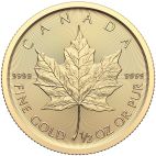 2024 1/2 oz Canada Gold 2024  1/2oz  Canada Gold Maple Leaf BU customary in banking