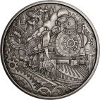 2025 94.24g Canada Silver 2025 3oz Silver A Whimsical Tale: Steam Locomotive Coin TO