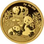 2025 1/10 oz China Gold Panda Freshly minted