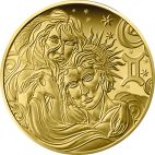 2026 0.50g France Gold 2026 France  Astrological signs - Gemini 5€  Coin PP