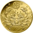 2026 0.50g France Gold 2026 France Gold Astrological signs - Cancer 5€ Coin PP