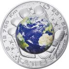 2025 40.50g France Silver 2025 45gm Silver The Space Odyssey with Thomas Pesquet 100€ Coin BU