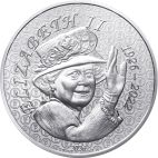 2026 4.33g France Silver Queen Elizabeth II UN