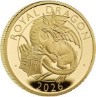 2026 1 oz Great Britain Gold Tudor Dragon PP