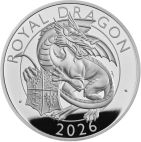 2026 1 oz Great Britain Silver Tudor Dragon PP