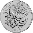 2026 Great Britain Copper-Nickel Tudor Dragon BU