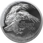 2025 2 oz South Africa Silver 2025 1 oz  South Africa  Silver The Odyssey Series: Bateleur Eagle PP