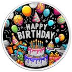 2026 17.48g Cameroon Silver Happy Birthday! PP