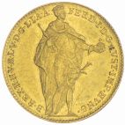 1848 Slovakia Gold Dukat 1848 ohne Msz. (Kremnitz) VZ, small crane.