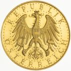1934 Austria Gold 100 Schilling 1934 VZ-