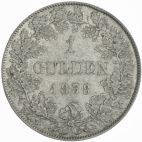 1838 Germany Silver Gulden 1838 Nassau