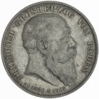 1907 Germany Silver 5 Mark 1907 auf seinen Tod SS, small cup.