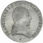 1821 Austria Silver Taler 1821 A