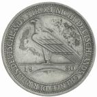 1930 Silver 3 Reichsmark 1930 A Rheinlandr&auml;umung