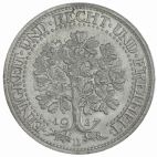 1927 Silver 5 Reichsmark 1927 D Eichbaum VZ, min. Kr.
