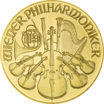 1995 1 oz Austria Gold 1995  1 oz Austria Gold Philharmonic BU customary in banking