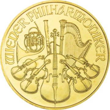 2005 1 oz Austria Gold 2005 1 oz  Austria Vienna Gold Coin 37mm customary in banking