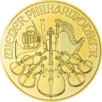 2016 1 oz Austria Gold Philharmonic customary in banking