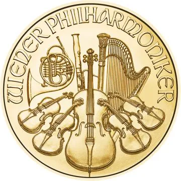 2025 1 oz Austria Gold Philharmonic Freshly minted