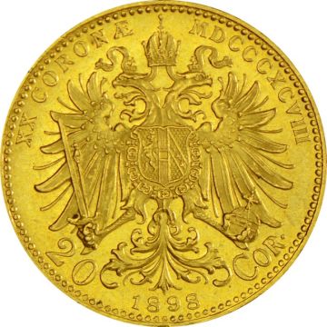6.10g Austria Gold Austria 20 Kronen Gold customary in banking