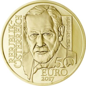 2017 1/4 oz Austria Gold 2017 1/4 oz Austria Gold Sigmund Freud PP PP