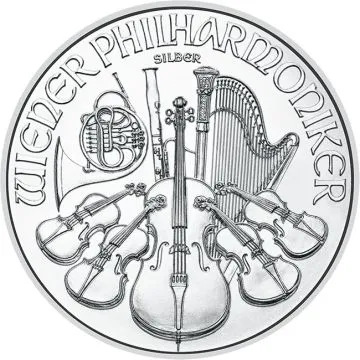 2025 1 oz Austria Silver Philharmonic Freshly minted