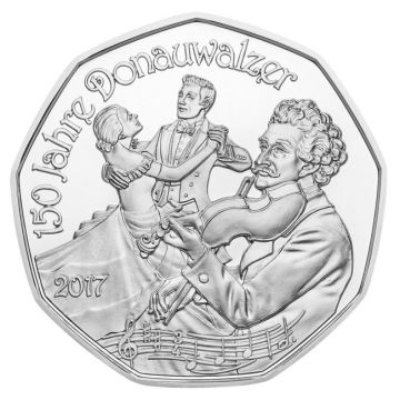 1/4 oz Austria Silver Daffodils HGH  5-euro customary in banking