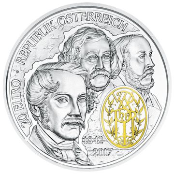 2017 20.74g Austria Silver 175 years Anniversary Vienna Philharmonic PP