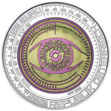 2020 9g Austria Silver / Niobium The Glass Human PN