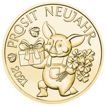 2021 4.50g Austria Silver 2021 4.50g Austria Silver Lucky Token PP PP