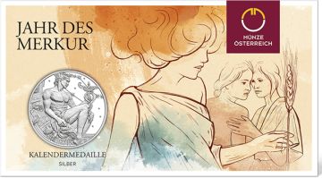 2026 23.40g Austria Silver Calendar Medal 2026 PP