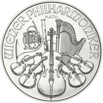 2026 1 oz Austria Platinum Vienna Philharmonic Freshly minted