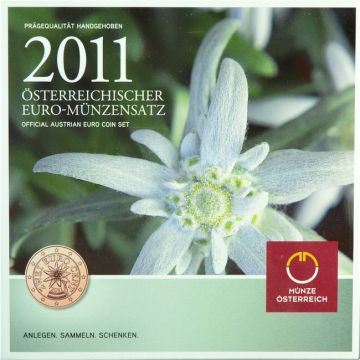 2011 Austria Copper-Nickel 2011 Austria Copper-Nickel Circulation set PN PN