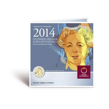 2014 Austria Copper-Nickel 2014 28gm Austria Copper-Nickel Circulation set PN PN