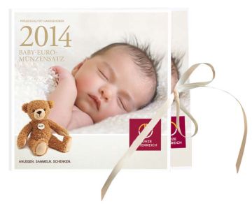 2014 Austria Copper-Nickel Coin set Baby/Blister PN