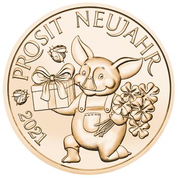 2021 Austria Bronze 2021 Austria Bronze Lucky Token UN UN