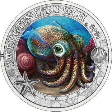2024 Austria Copper-Nickel 2024 Austria Copper-Nickel Dwarf octopus PN PN