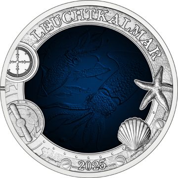 2025 Austria Copper-Nickel 2025 Austria Copper-Nickel Glowing squid PN PN