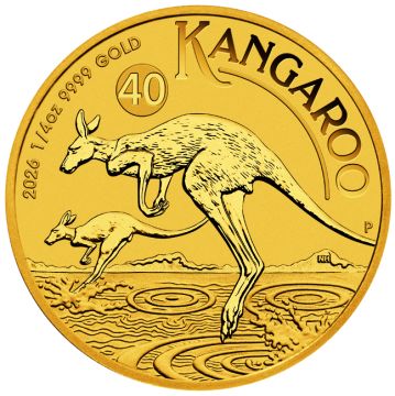 2026 1/4 oz Australia Gold Kangaroo Freshly minted