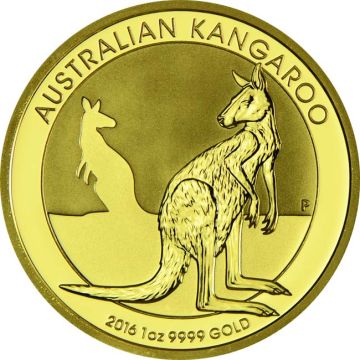 1 oz Australia Gold 2016 1oz Australia Gold Kangaroo Nugget  Coin customary in banking