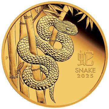 2025 1 oz Australia Gold 2025 1oz Australia Gold Lunar Snake PP PP
