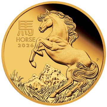 2026 1/4 oz Australia Gold Lunar Horse PP