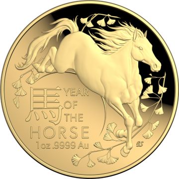 2026 1 oz Australia Gold Lunar Horse PP