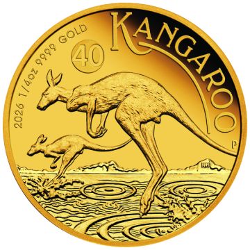 2026 1/4 oz Australia Gold Kangaroo PP