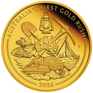 2026 1/4 oz Australia Gold Australias First Gold Rush PP