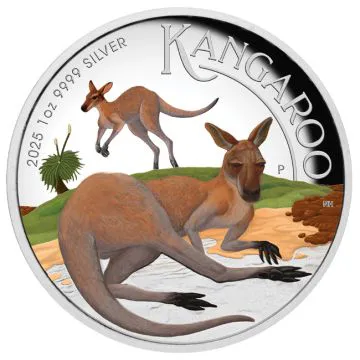 2025 1 oz Australia Silver Australian Kangaroo PP